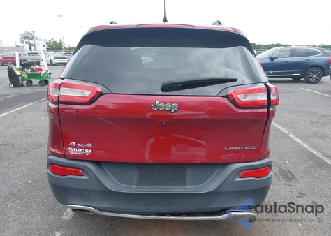 2016 Jeep Cherokee Limited from USA, damaged, VIN 1C4PJMDS9GW279258